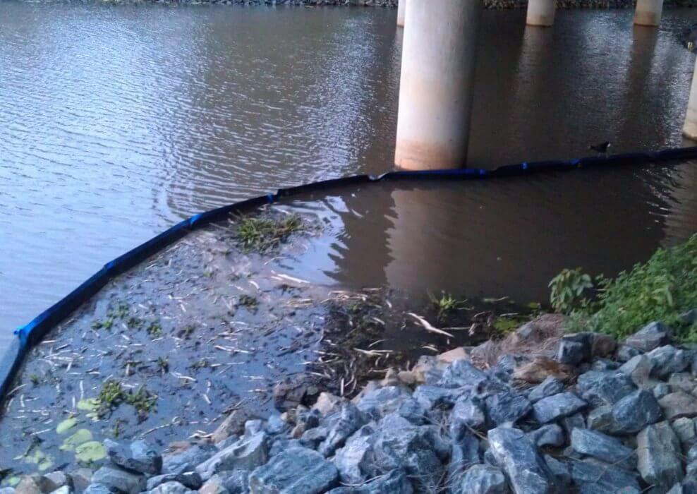 Mudgeeraba creek outlet