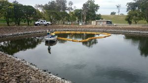 gatton waste water plant silt curtains